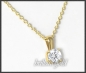 Preview: Diamant 585 Gold Anhänger & Kette 0,53ct, VVS2